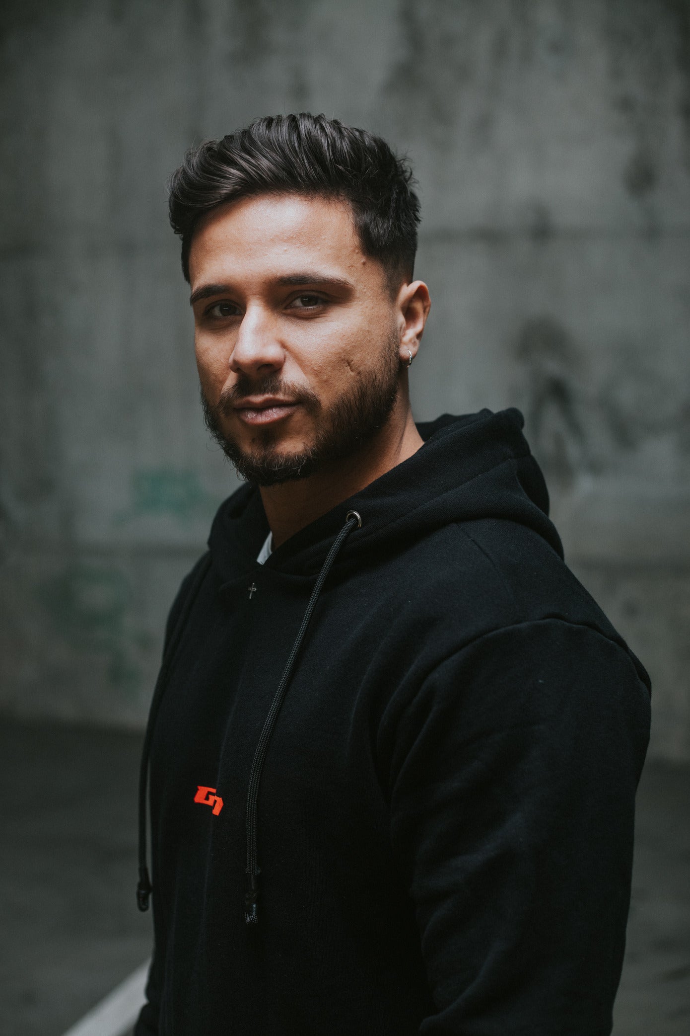 HOODIE GOD NEON ORANGE PRIME