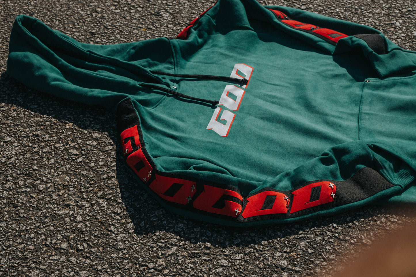 hoodie green reflector