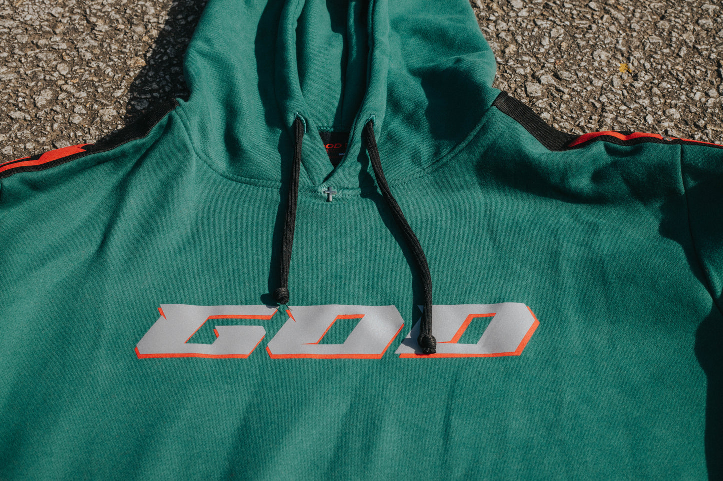 hoodie green reflector