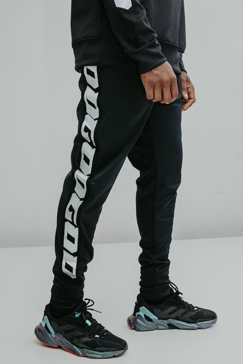 TRACKSUIT «TRUST NO ONE SILVER» PRETO