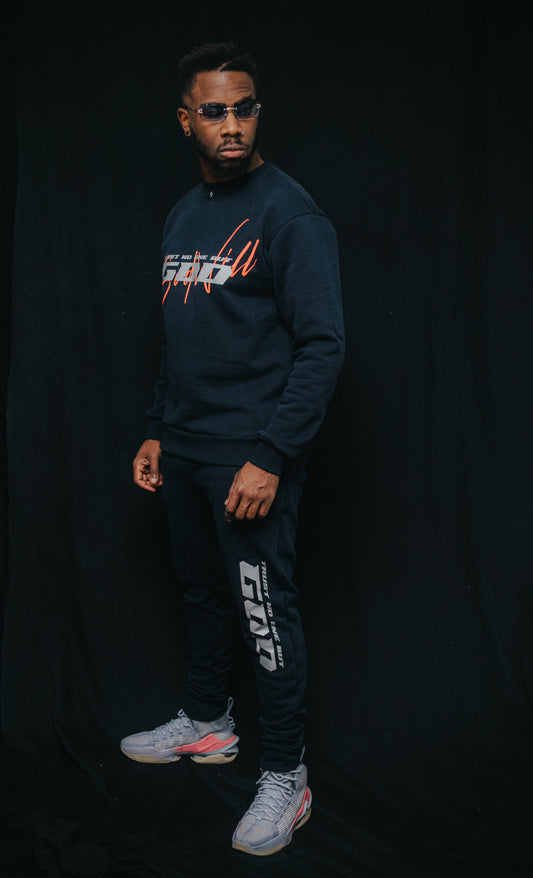 TRACKSUIT «TRUST NO ONE» NAVY BLUE